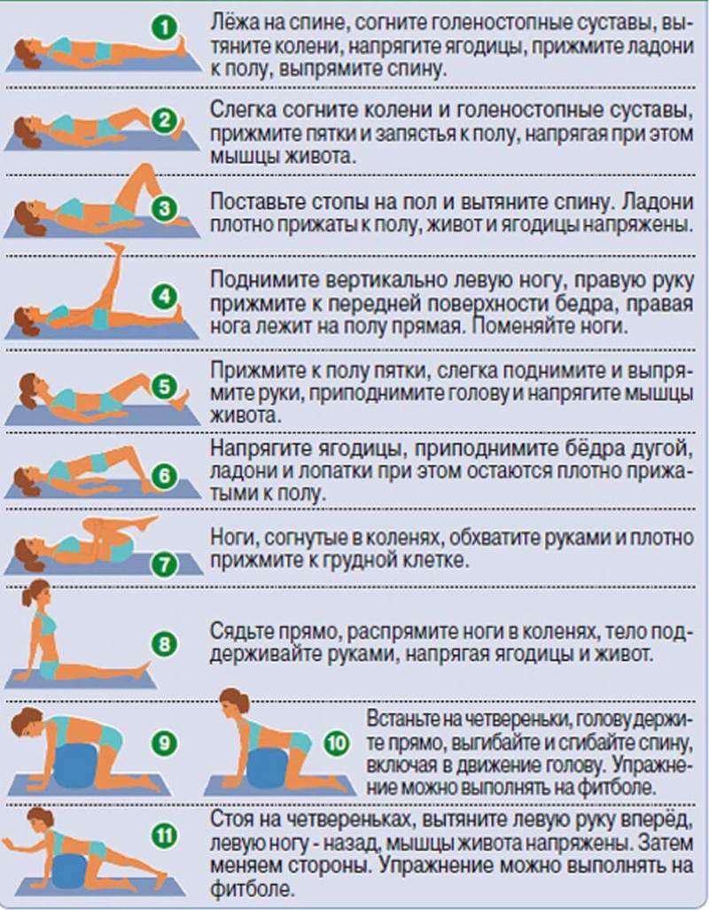 Упражнения для снятия боли при защемлении седалищного нерва